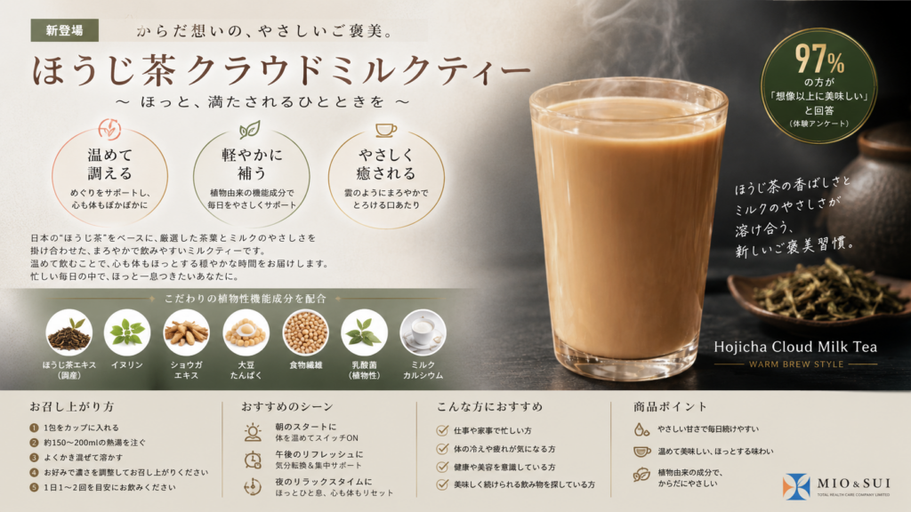 暖煎クラウドミルクティー